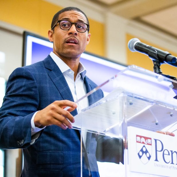Man speaking at Penn Reunion Leadership Conference