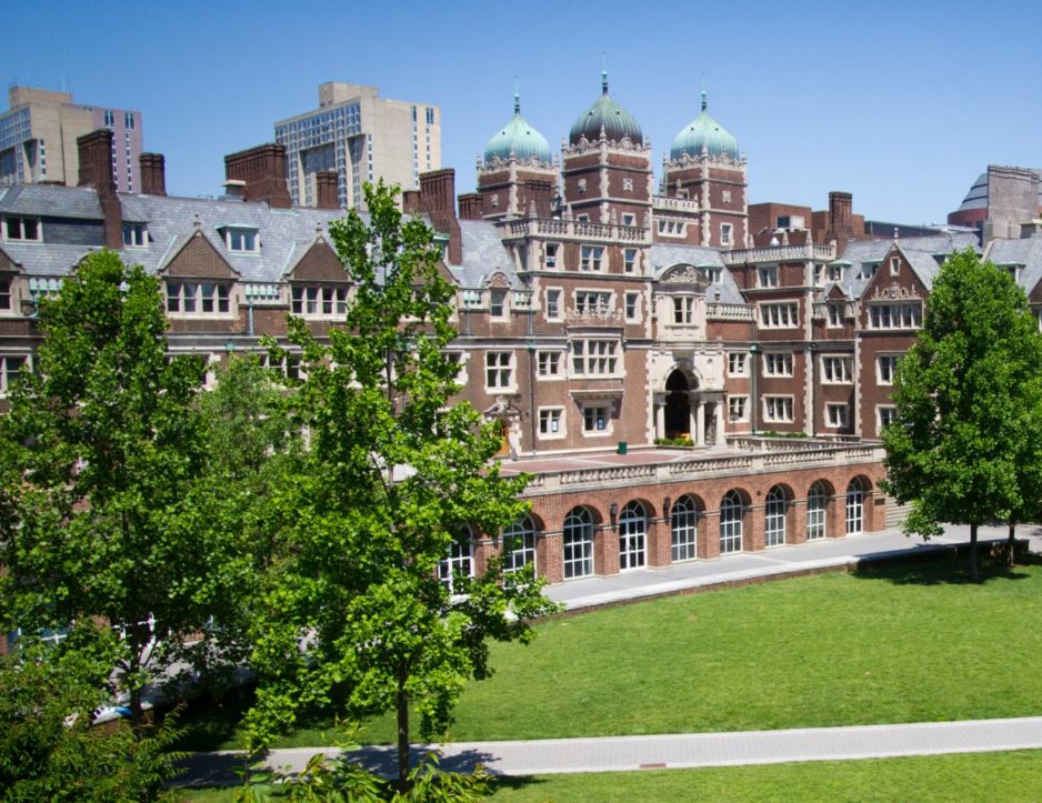 Background photo of Penn's campus