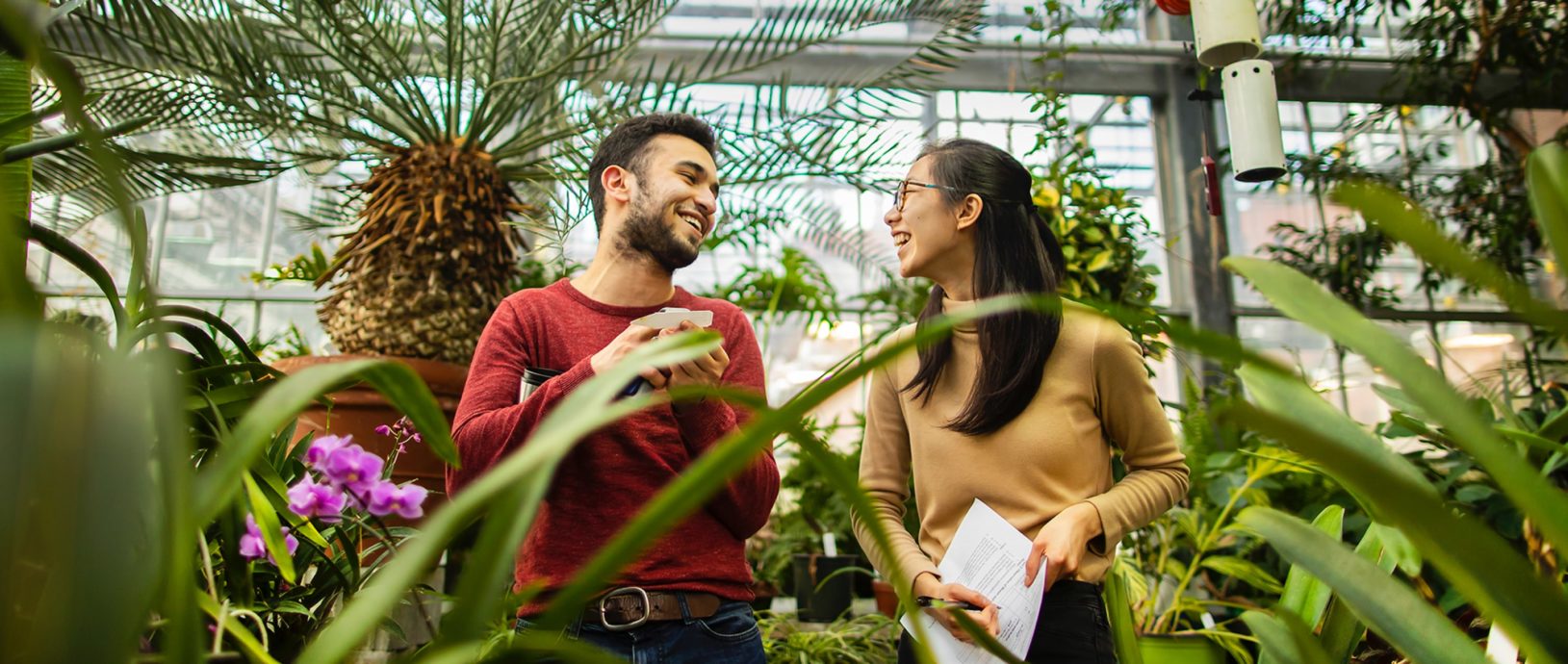 Hands-on learning in the greenhouse