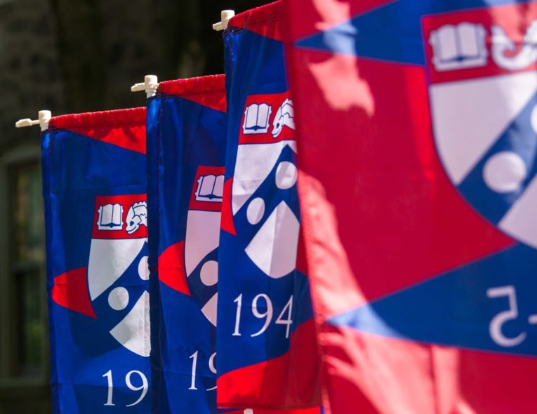 Penn graduation year flags