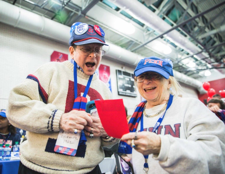 Volunteers at reunion event