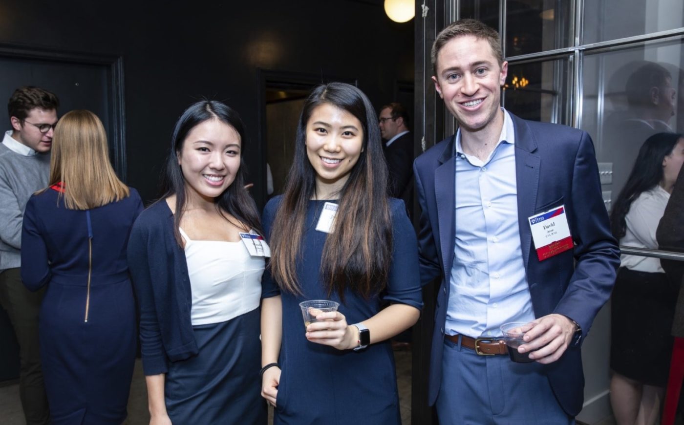 Young Alumni friends at NYC event