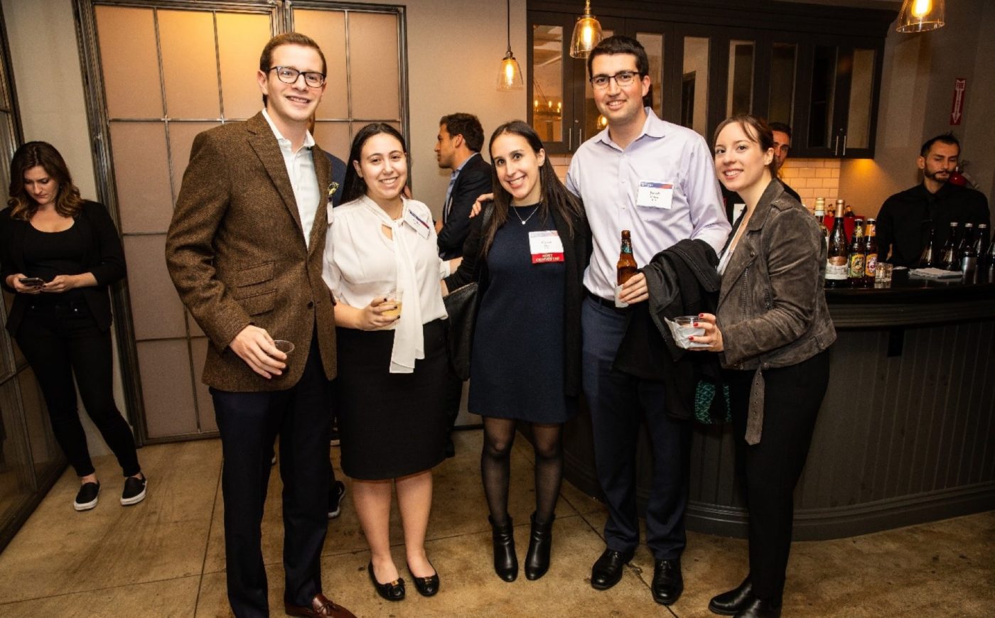 Young Alumni friends at NYC event